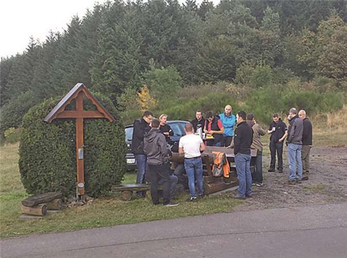 Rast mit herrlicher Aussicht.