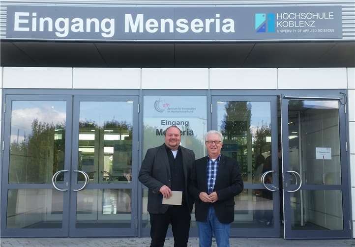 Ratsmitglieder Thorsten Schneider und Manfred Bastian (v. l.).privat