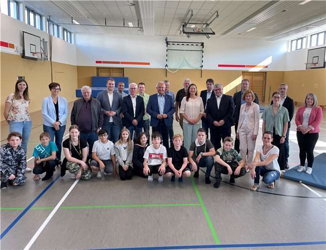 Raubachs Turnhalle erstrahlt in neuem Glanz. Foto: Kreisverwaltung Neuwied