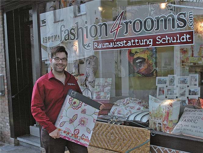 Raumausstattermeister Christian Schuldt eröffnete im August fashion4rooms. BL