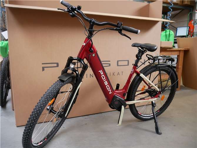 „Ready to ride“ - nach der Lieferung müssen nur noch der Lenker gerade gestellt und die Pedale montiert werden.