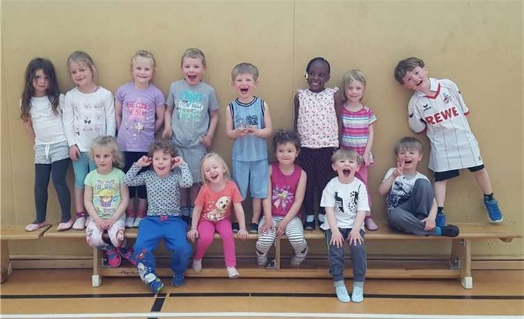 Reaktionsfähigkeit und Schnelligkeit werden z.B. in den Bewegungsspielen gefördert. privat