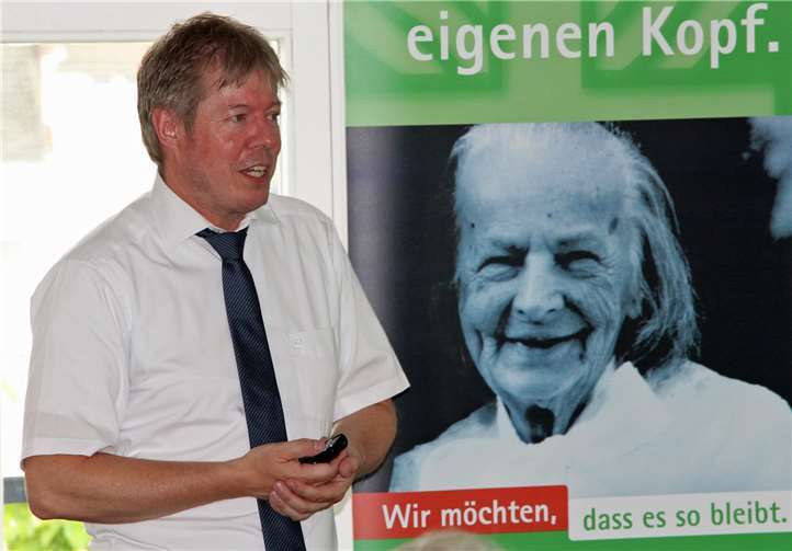 Rechtsanwalt David Schnöger informierte zum Thema „Vorsorgevollmacht“. Ralph Seeger