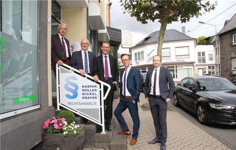 Rechtsanwaltskanzlei Kaspar – Müller – Nickel – Krayer findet man nun auch in der Poststraße in Mendig. Foto: privat