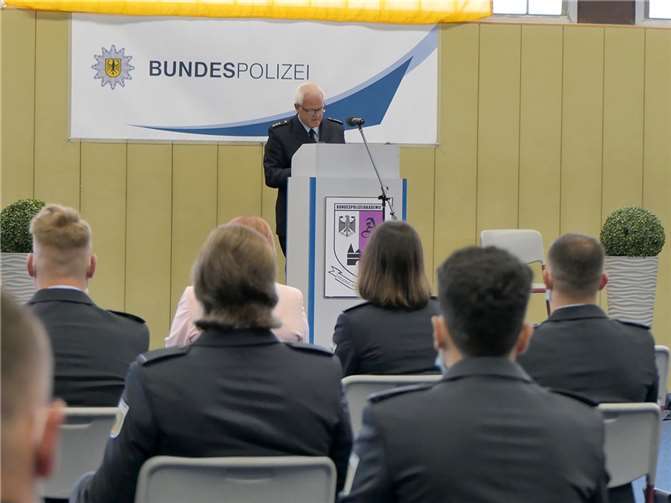 Rede des Dienststellenleiters Carsten Westerkamp.