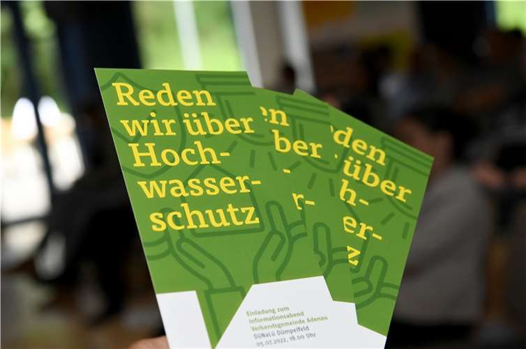 Reden wir über Hochwasserschutz! Reden wir über Hochwasserschutz war der Leitgedanke des Informationsabends. Fotos: Kristina Schäfer, Mainz