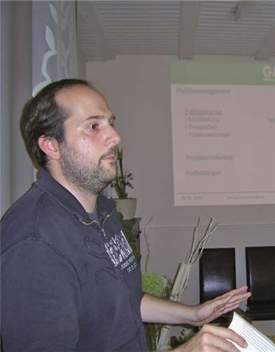 Referent Oliver Buschbaum.  Privat