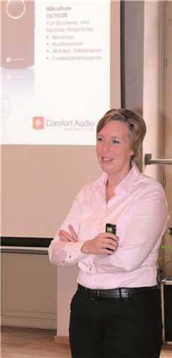 Referentin Annika Vahrenkamp von Widex. privat