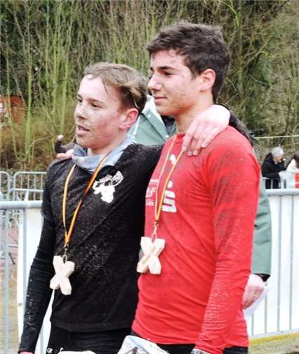 Regen und Matsch beeinträchtigten die Athleten beim Cross-Duathlon in Trier.Foto: privat