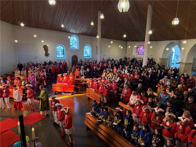 Reger Andrang zur Narrenmesse.  Foto: privat