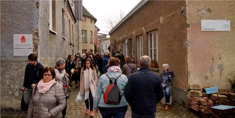 Reger Betrieb herrschte in den Ateliers der Brunnenstraße. Fotos: -MIH-