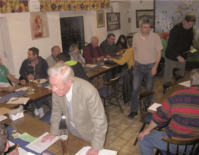 Reges Treiben auf der Versammlung des CDU-Ortsverbandes.privat