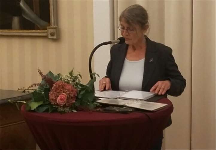 Regina Gräfin Stolberg las ihre Gedichte.Foto: privat