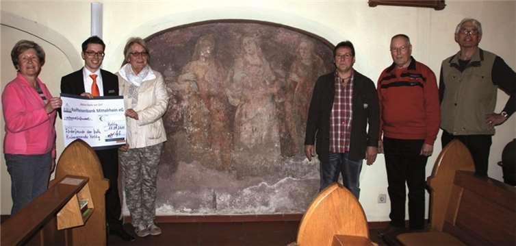 Regina Schiff, Michael Gilgenbach (Filialleiter der Raiffeisenbank Kettig), Walburga Kempka, Rainer Schild, Gerhard Elingshäuser, Joachim Meurer.privat