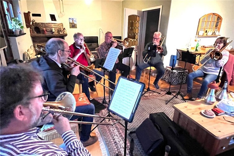 Registerprobe der Posaunen