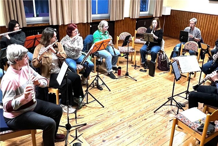 Registerprobe der Querflöten, Oboe und Klarinetten