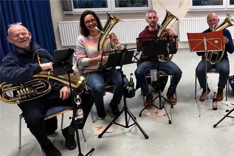 Registerprobe der Tenorhörner