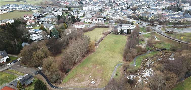 Reichlich Platz für einen Landschaftspark am Saynbach, meinen Teilnehmer der Gruppe „Freiraum, Plätze und Ökologie“ im Rahmen der Zukunftswerkstatt.