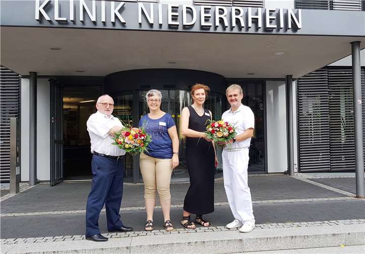 Reiner Bähr, Pia Krupp, Lilo Heinemann und Hartmut Pollmann (v. l.) freuten sich über das erneute Qualitätszertifikat. privat