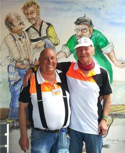 Reiner Christ und Dieter Kutzner erreichten unter 128 Teilnehmern den 33. Platz.Foto: privat