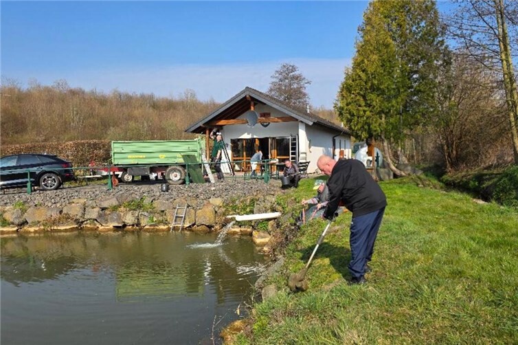 Reingung der Anlage.