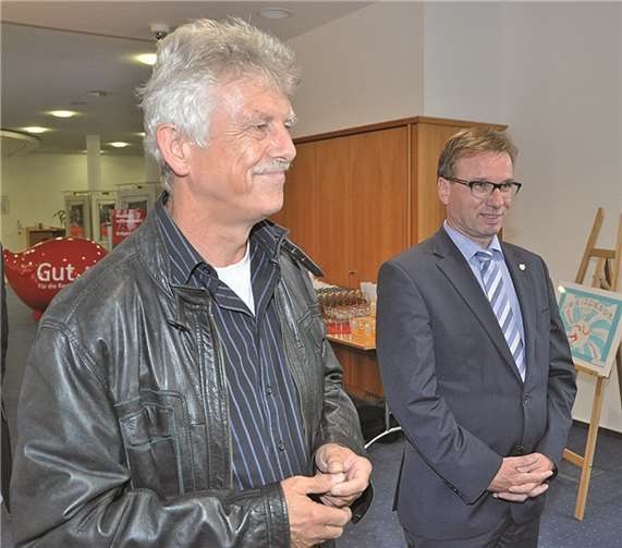Rektor Jürgen Pinel und OB Wolfgang Treis lobten in höchsten Tönen.