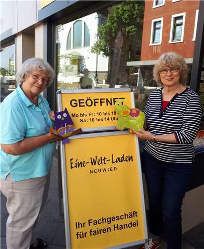 Renate Krückels und Monika Hof vom Ladenteam.privat