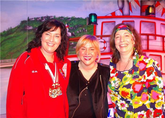 Renate Münz, Csilla Volkert und Michaela Hahn, die Trainerinnen des KVN.