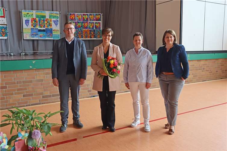 René Schermuly, Susanne Letschert und Alexandra Marzi wünschten Petra Stumpf alles Gute für ihre neue Aufgabe.