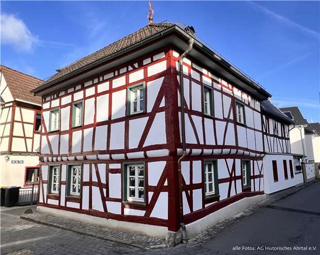 Renoviertes Fachwerkhaus „Auf dem Teich“ in Ahrweiler.  Foto: MKUEM