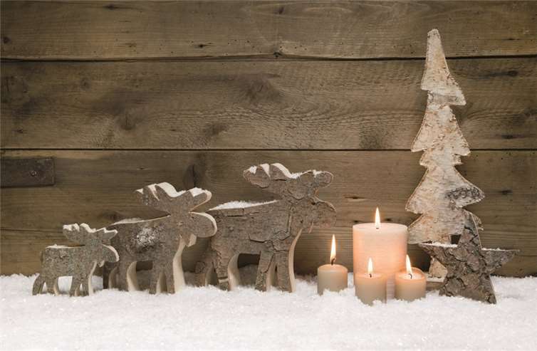 Rentiere im Advent. privat