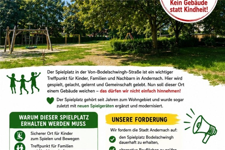 Rettet unseren Spielplatz