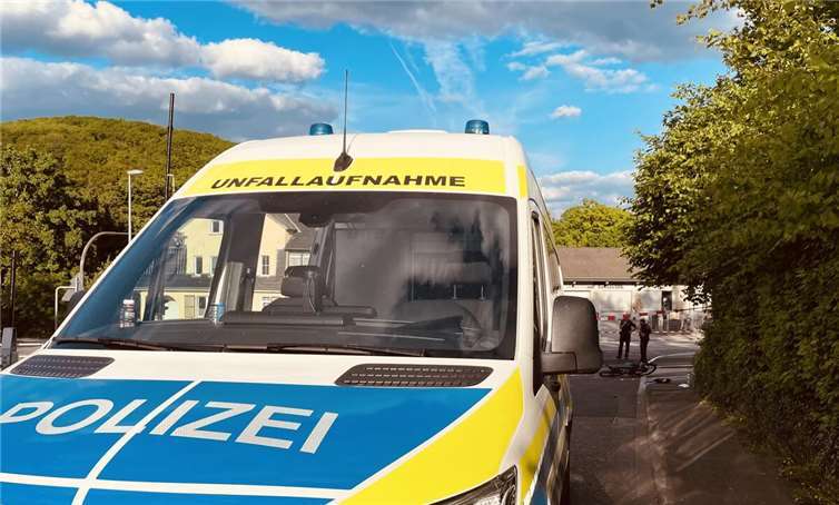 Rettungshubschrauber im Einsatz nach Unfall in Bad Münstereifel. Fotos: Kreispolizeibehörde Euskirchen