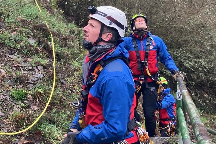 Rettungsübung Bergwacht