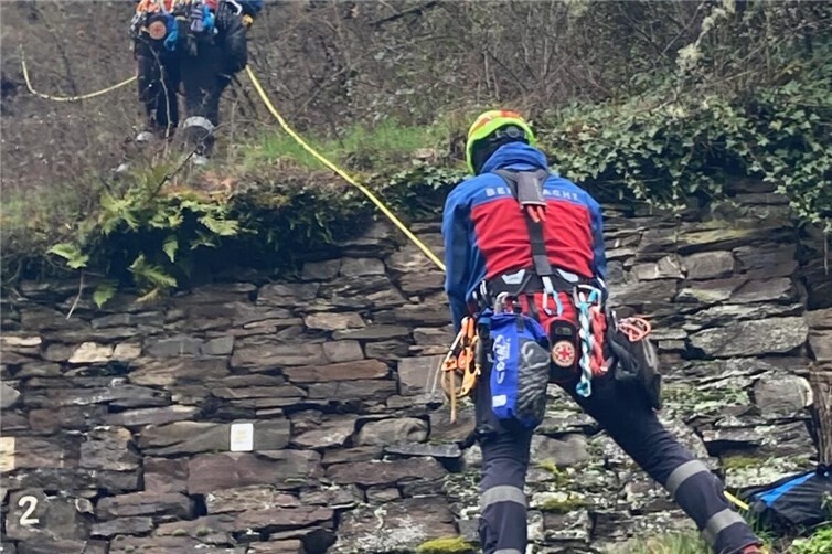 Rettungsübung Bergwacht