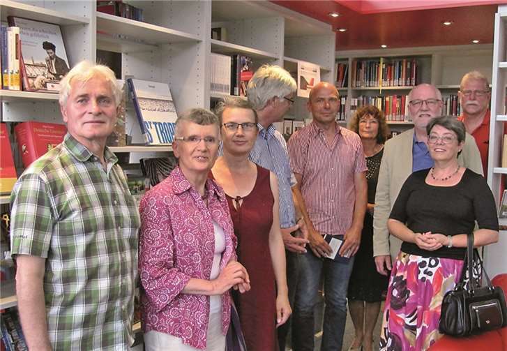 Rheinbacher Sozialdemokraten beim Besuch der Hochschulbibliothek am Campus Rheinbach.privat