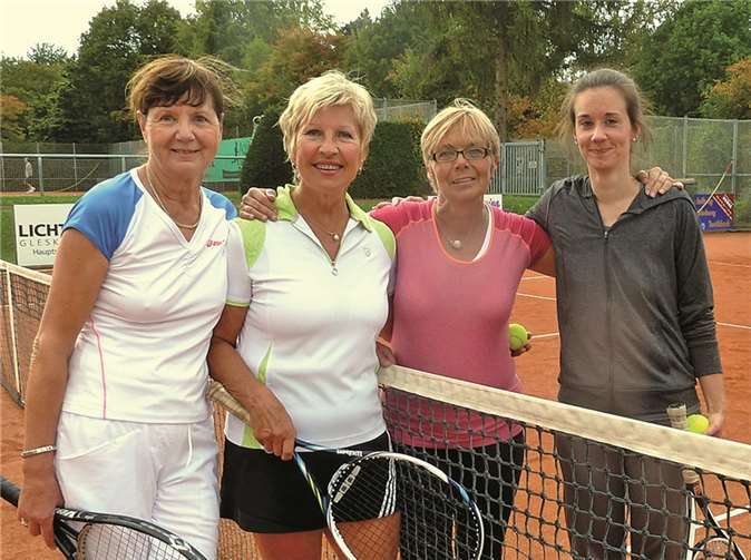 Rheinbacher Stadtmeister (von links): Karin Schulze, Sigrid Scherhag, Karin Schreiber und Stefanie Kohlhas.privat