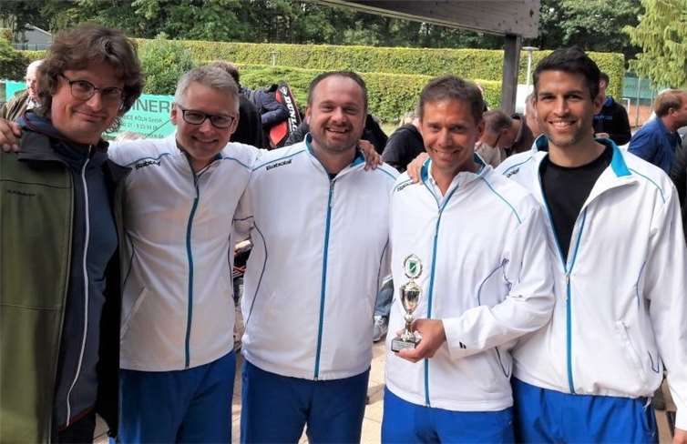 Rheinbacher TVM-Pokalsieger: Christian Weikl, Werner Schaller, Dieter Esser, Ralf Esser, Marco Kessler (v.l.). privat