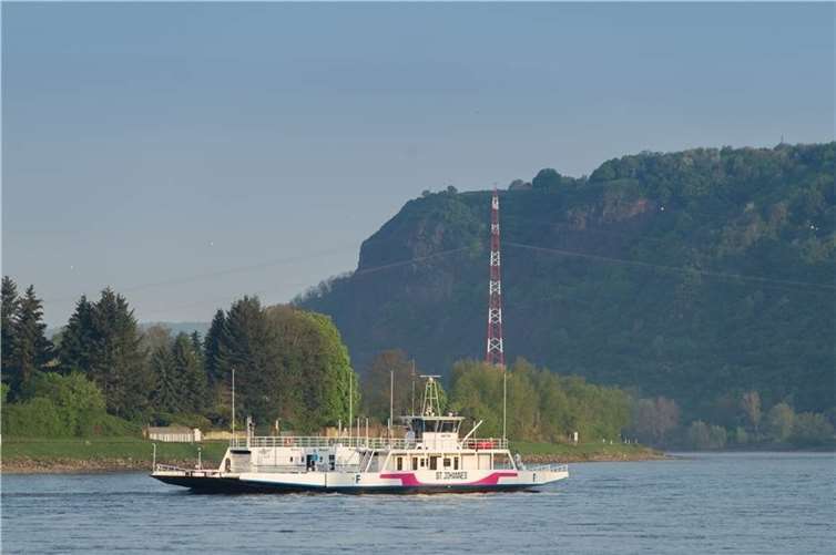 Rheinfähre bei Kripp. Foto: Archiv / evm Frank Homann 