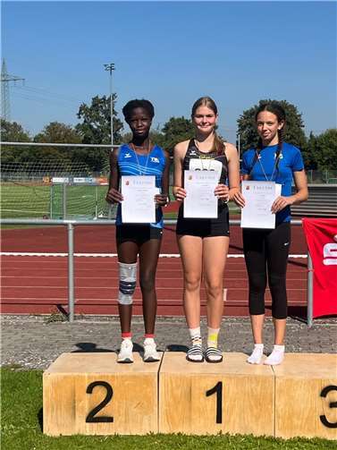 Rheinland-Pfalz-Jugendmeisterin Mehrkampf Lina Näkel. Quellen: LG Kreis Ahrweiler