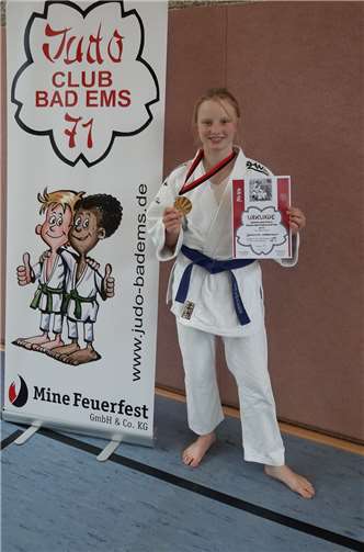 Rheinland-Pfalz Meisterin Johanna Wesemann.