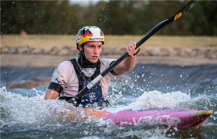 Ricarda Funk im Deutschland-Cup Finale. Rebekka Anton