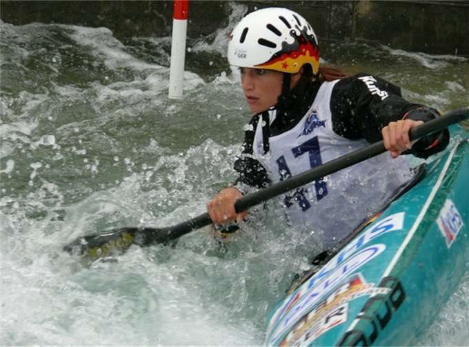 Ricarda Funk in Aktion. privat