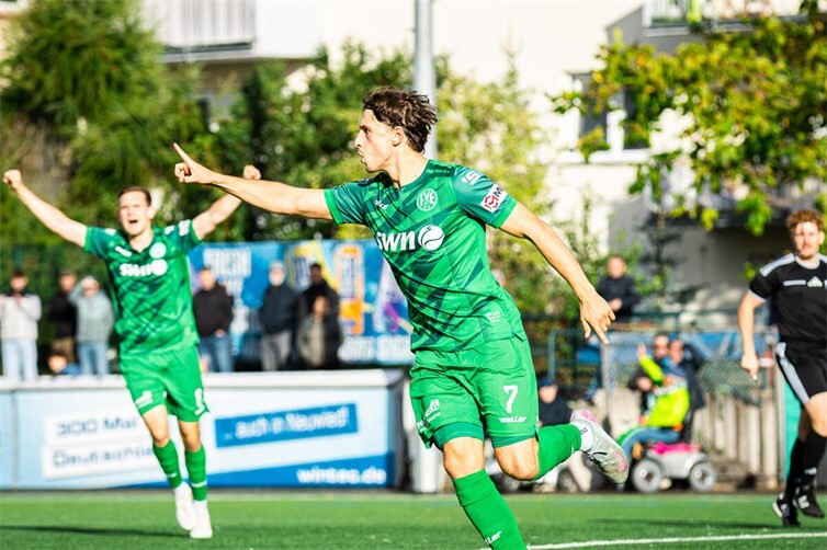 Rico Rößler traf für den FV Engers kurz nach der Pause zum 1:0 und leitete damit die beste Phase der Jungs vom Wasserturm ein. 