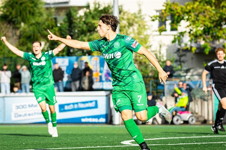 Rico Rößler traf für den FV Engers kurz nach der Pause zum 1:0 und leitete damit die beste Phase der Jungs vom Wasserturm ein.