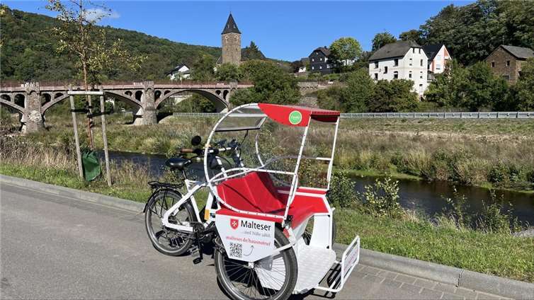 Rikscha in Hönningen.  Foto: privat