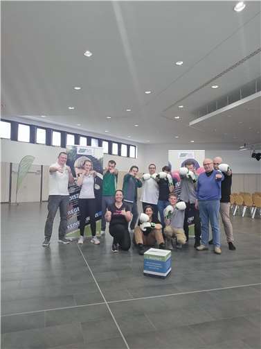 Ring frei! hieß es beim ersten Termin, der neben dem Impulsvortrag „Mut zur Wut“ von Godi Hitschler einen Einblick in den Boxsport beinhaltete. Foto: Jan Meurer