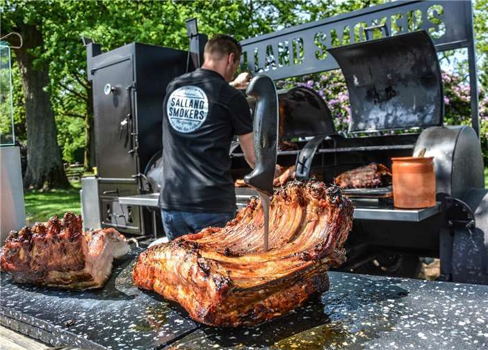 Rippchen aus dem Smoker, ... privat