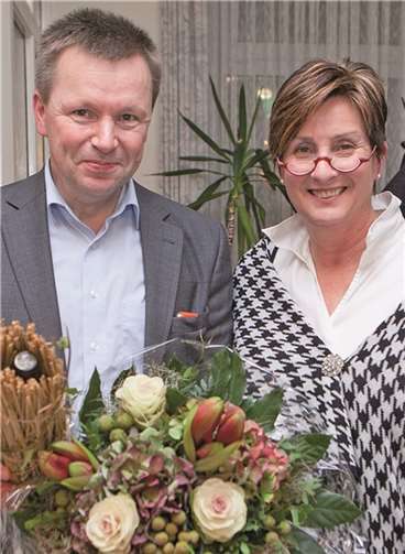 Rita Braun verabschiedete Stephan Zieger nach elf Jahren aus dem Amt.