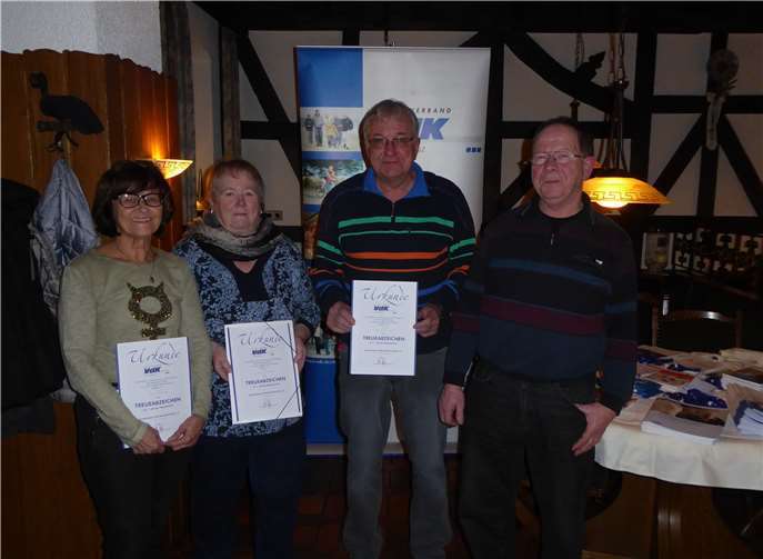 Rita Hartung, Roswitha Mohr, Hans-Peter Loch und Michael Dehen (v.l.).  privat